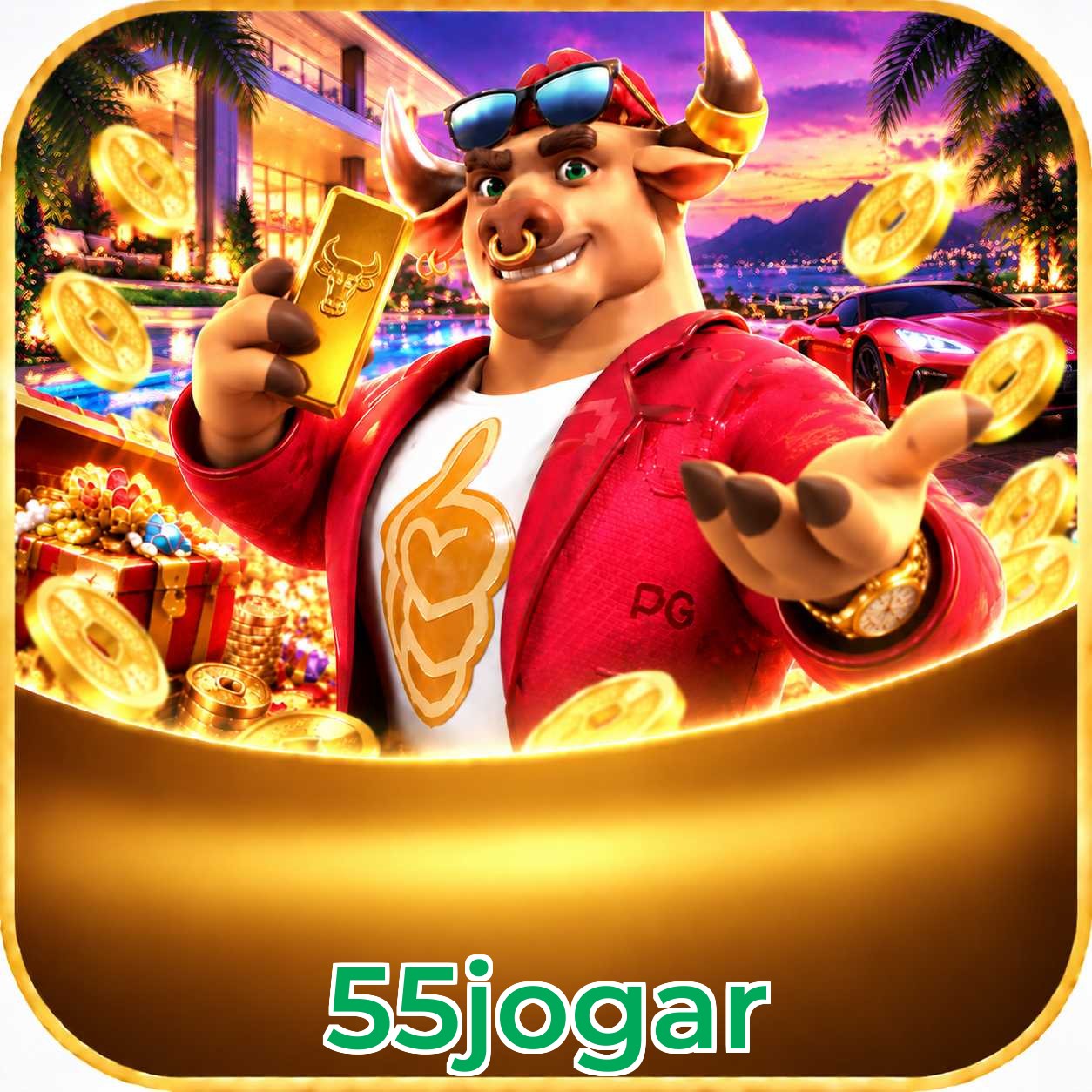 App 55jogar na tela inicial do iPhone via PWA Safari